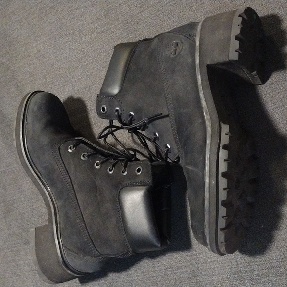 Timberland Shoes - Timberland Kinsley Ankle Boots Black Suede Waterproof Lug Sole